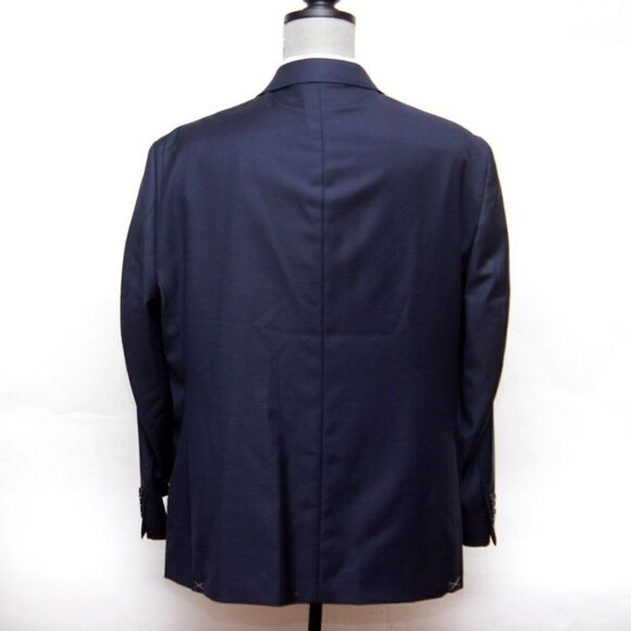 56R Jos A Bank Traveler Tailored Fit Sportcoat Blazer Bright Navy D010048 - Picture 3 of 10